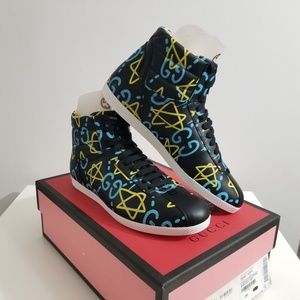 Gucci Ghost High-top Sneakers Size 38.5
